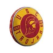 USC Trojans Tommy Head Round Cloud Pillow